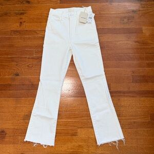 NWT Mother The Hustler High Rise Flare Leg Jeans Fairest Of Them All Size 26
